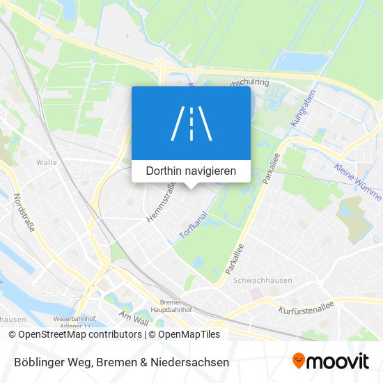 Böblinger Weg Karte