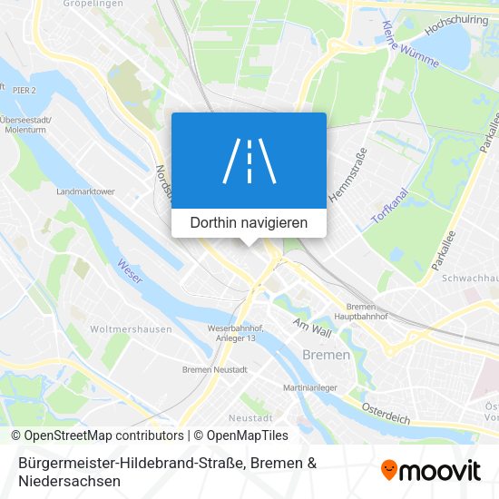 Bürgermeister-Hildebrand-Straße Karte