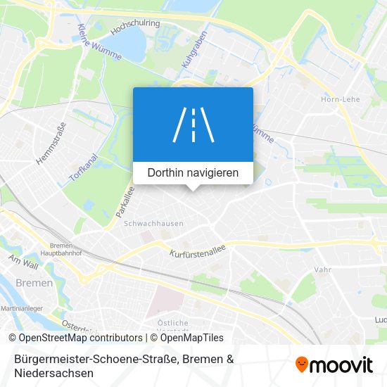 Bürgermeister-Schoene-Straße Karte