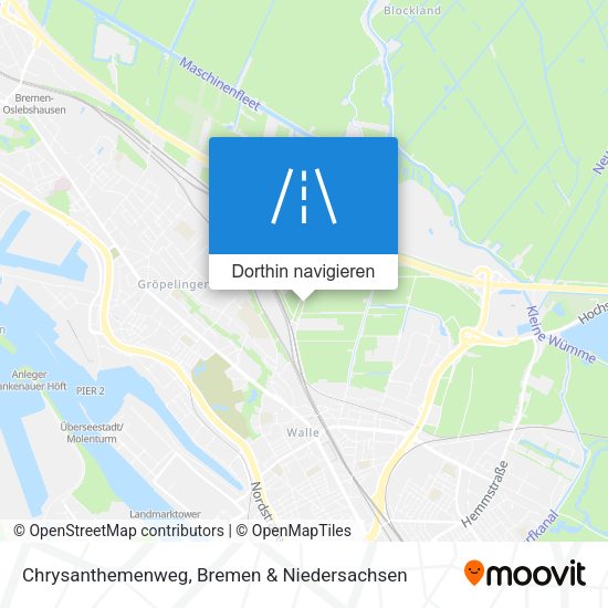 Chrysanthemenweg Karte