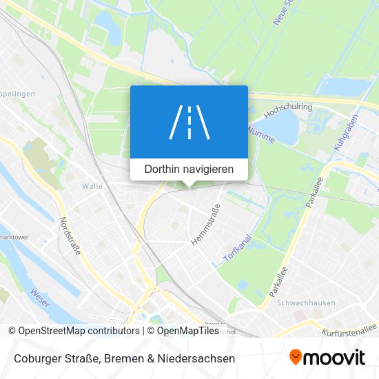 Coburger Straße Karte