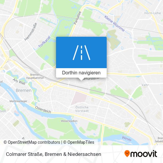 Colmarer Straße Karte