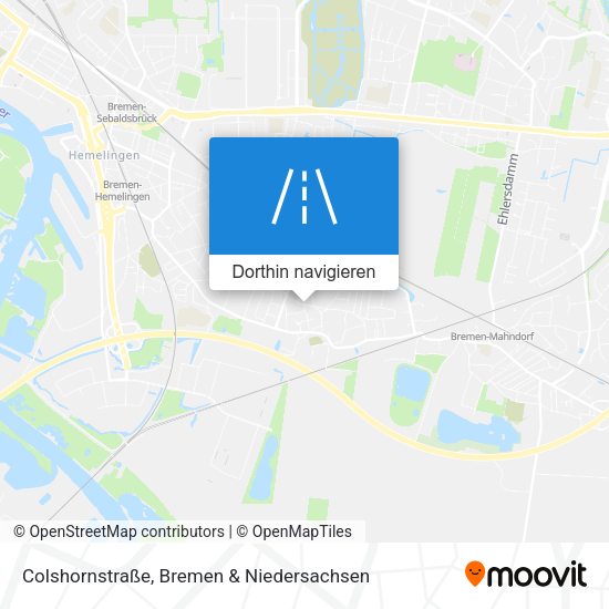 Colshornstraße Karte