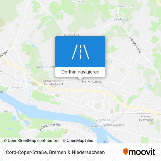 Cord-Cöper-Straße Karte