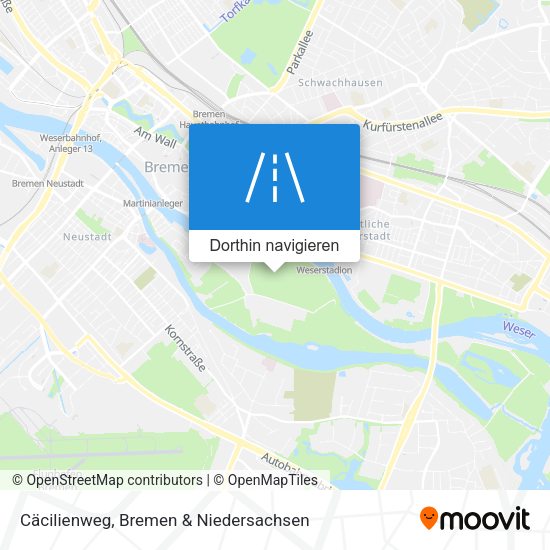 Cäcilienweg Karte