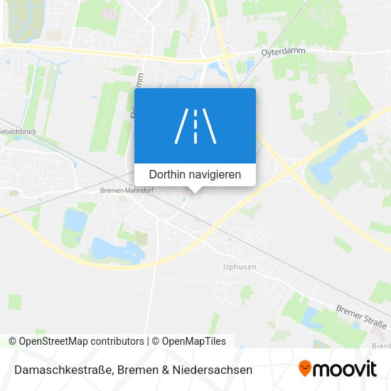 Damaschkestraße Karte