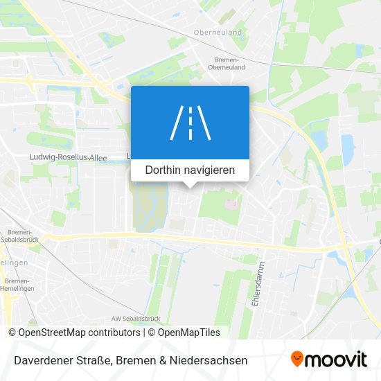 Daverdener Straße Karte