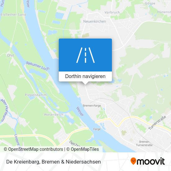 De Kreienbarg Karte