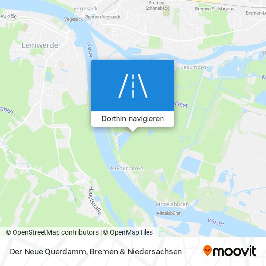 Der Neue Querdamm Karte