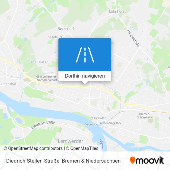 Diedrich-Steilen-Straße Karte
