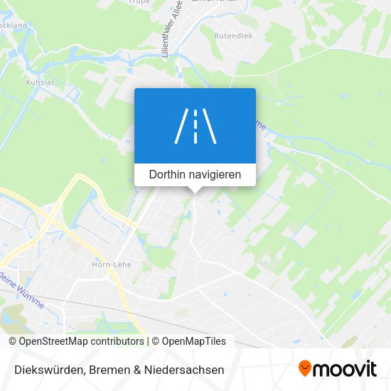 Diekswürden Karte