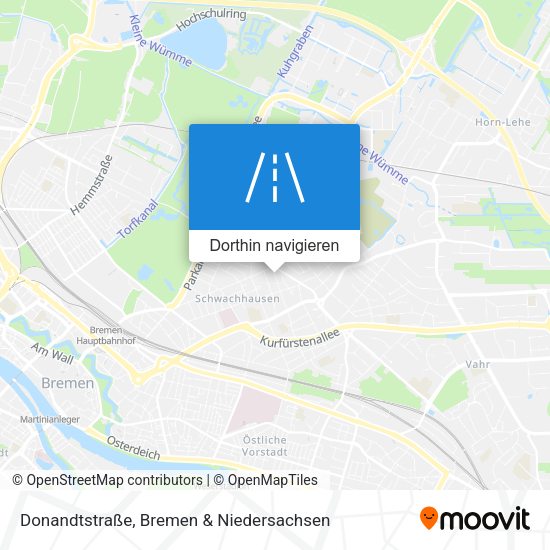 Donandtstraße Karte