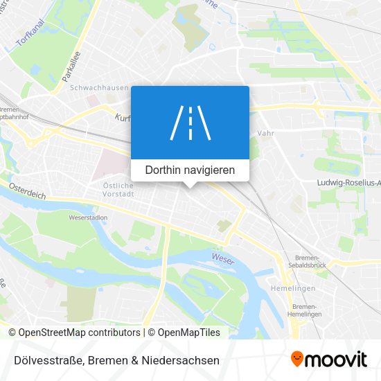 Dölvesstraße Karte