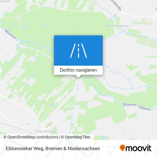 Ebbensieker Weg Karte