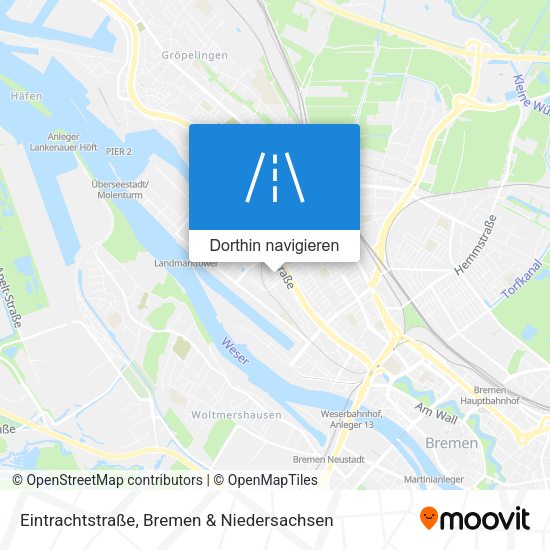 Eintrachtstraße Karte