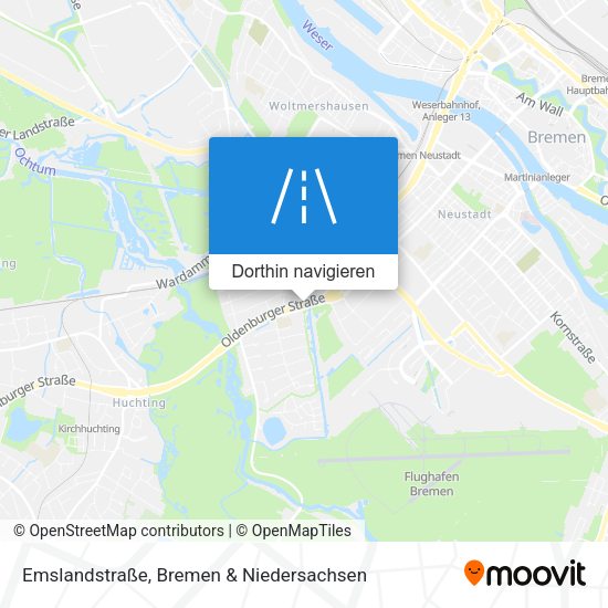 Emslandstraße Karte