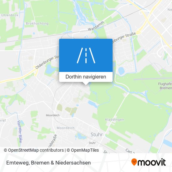 Emteweg Karte