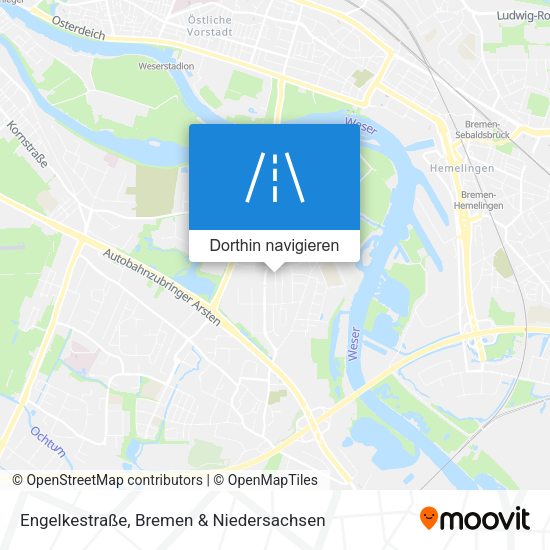 Engelkestraße Karte