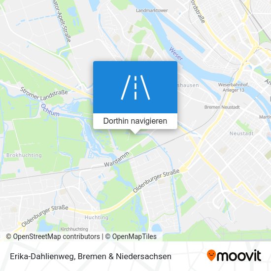 Erika-Dahlienweg Karte