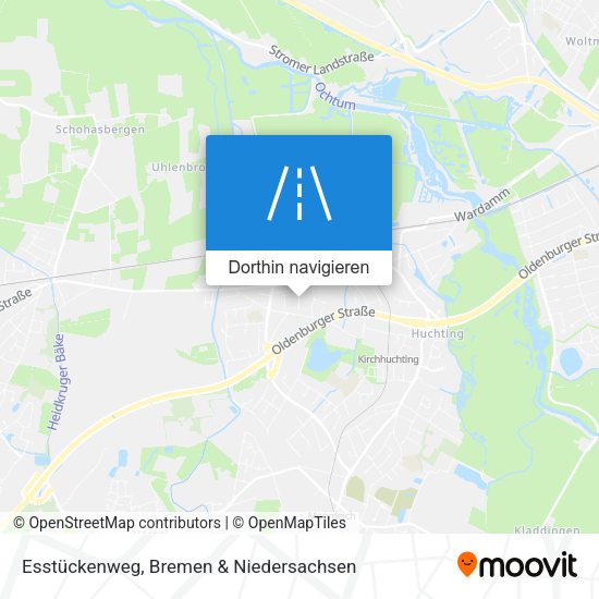 Esstückenweg Karte
