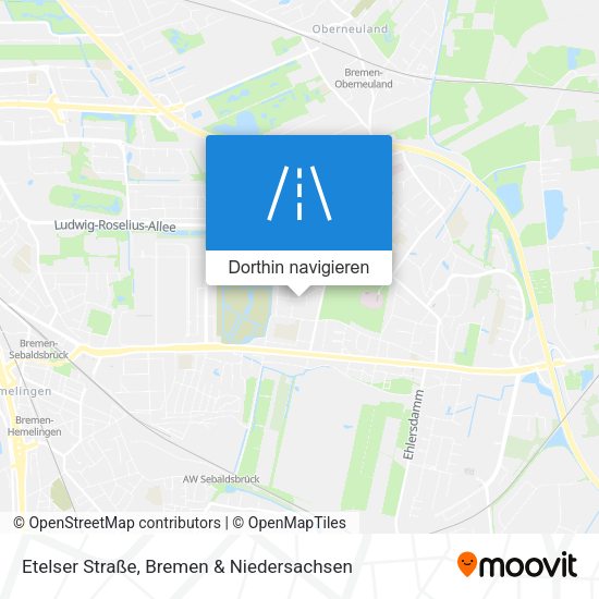 Etelser Straße Karte