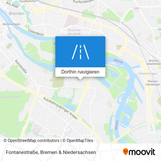 Fontanestraße Karte