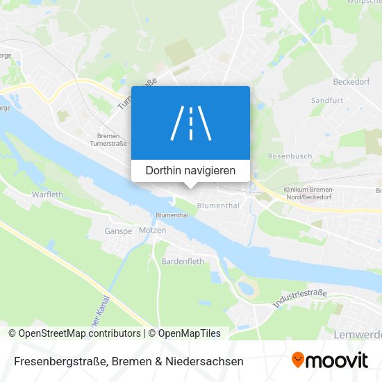 Fresenbergstraße Karte