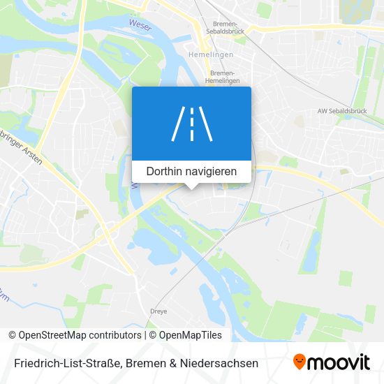 Friedrich-List-Straße Karte