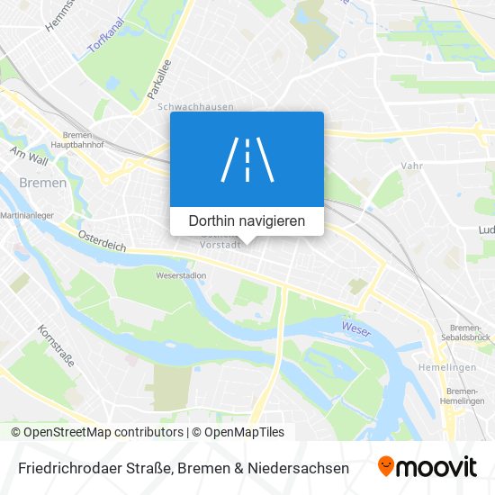 Friedrichrodaer Straße Karte