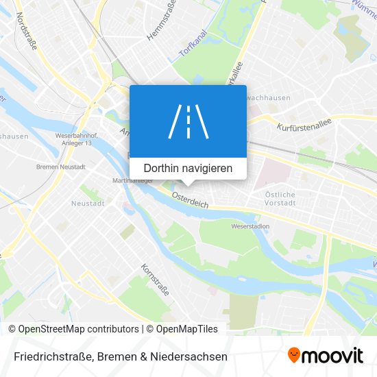 Friedrichstraße Karte