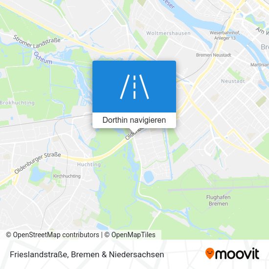 Frieslandstraße Karte