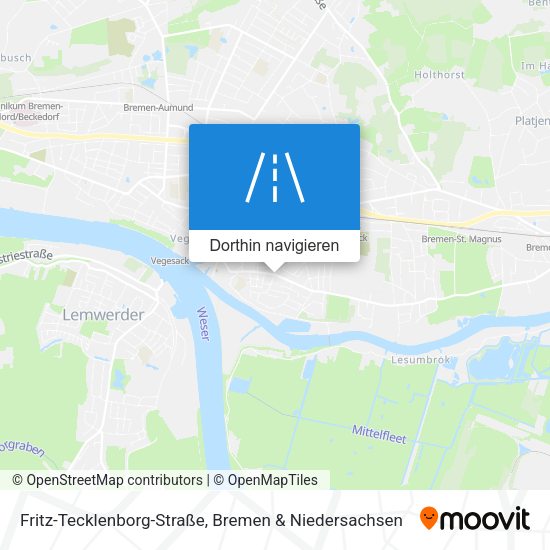 Fritz-Tecklenborg-Straße Karte