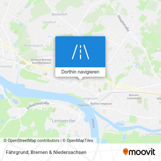 Fährgrund Karte