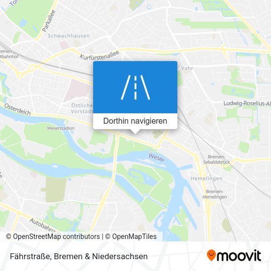 Fährstraße Karte