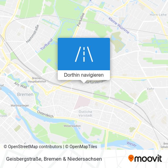 Geisbergstraße Karte