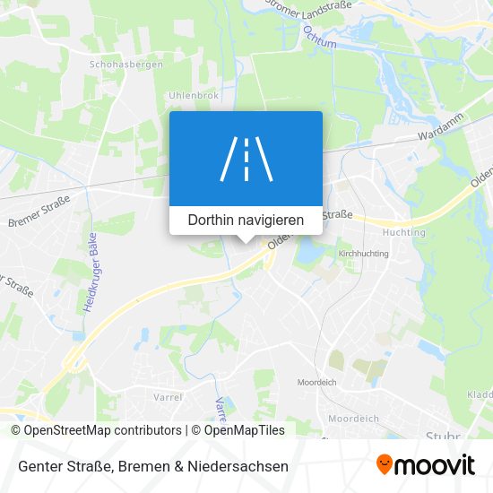 Genter Straße Karte