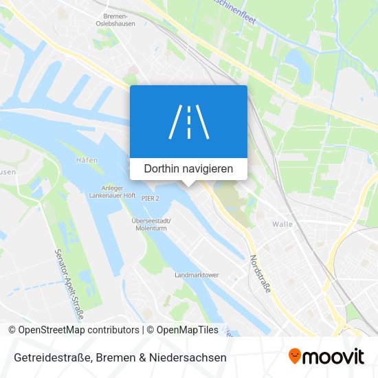 Getreidestraße Karte