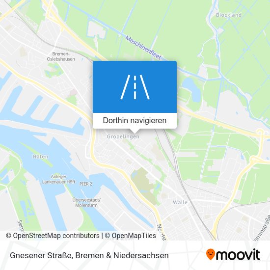 Gnesener Straße Karte