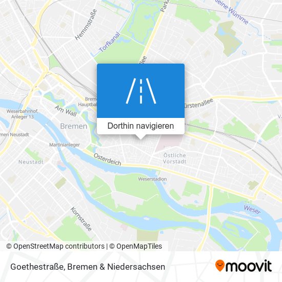 Goethestraße Karte