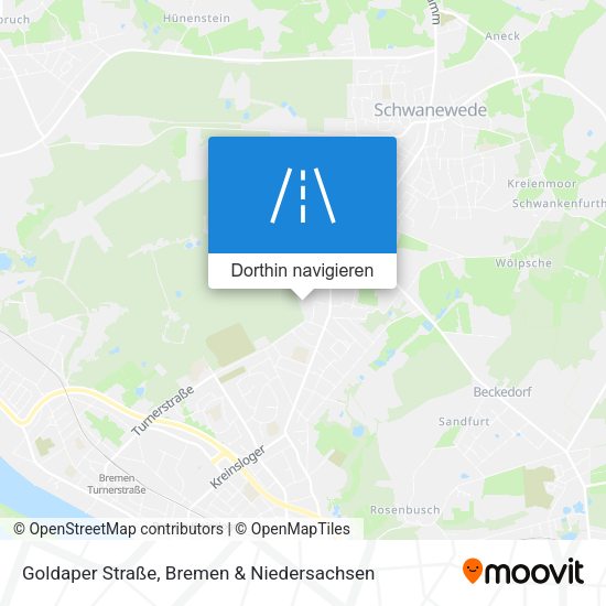 Goldaper Straße Karte