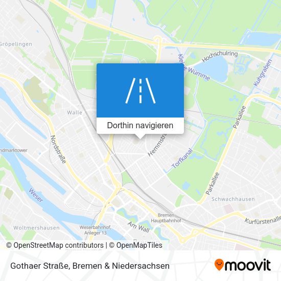 Gothaer Straße Karte