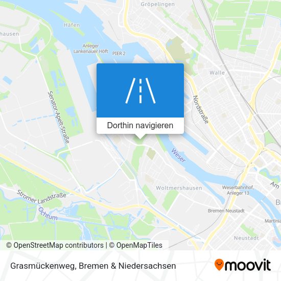 Grasmückenweg Karte