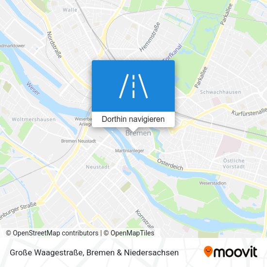 Große Waagestraße Karte