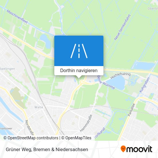 Grüner Weg Karte