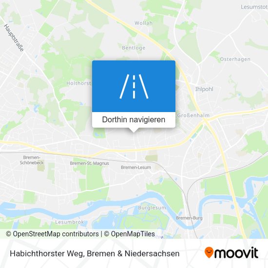 Habichthorster Weg Karte