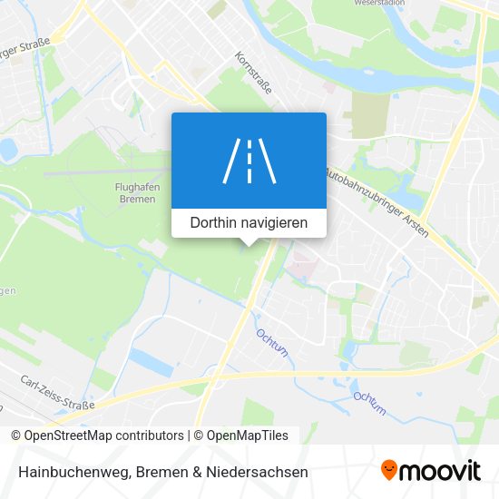 Hainbuchenweg Karte