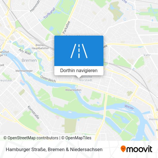 Hamburger Straße Karte