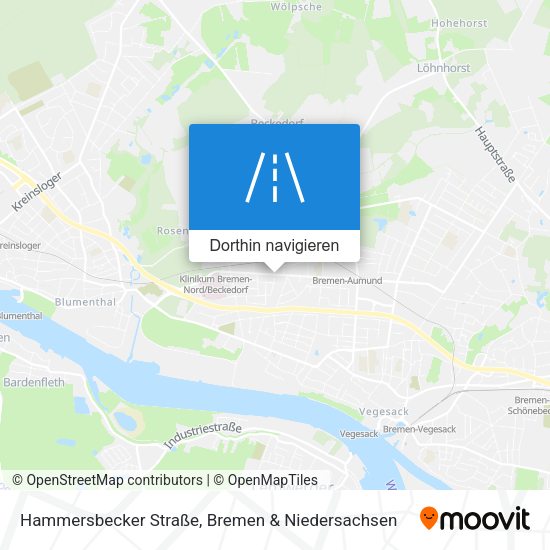 Hammersbecker Straße Karte