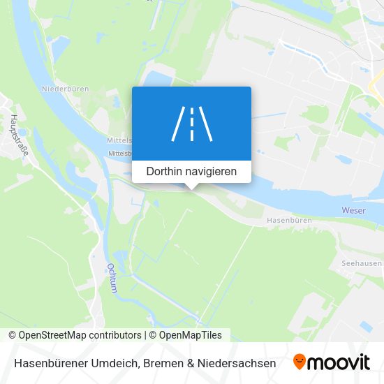 Hasenbürener Umdeich Karte