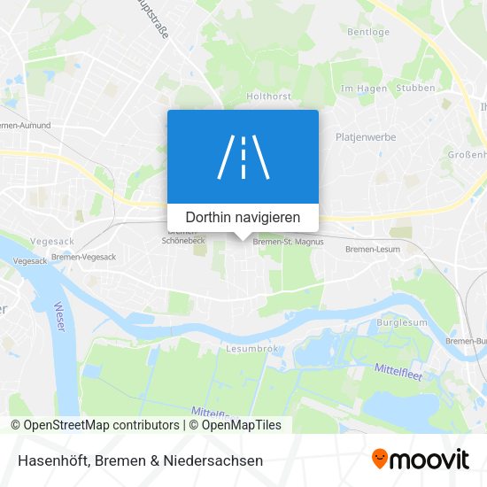 Hasenhöft Karte